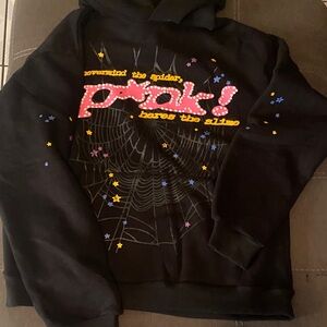 Black and Pink Cozy Sweater with Classic Design